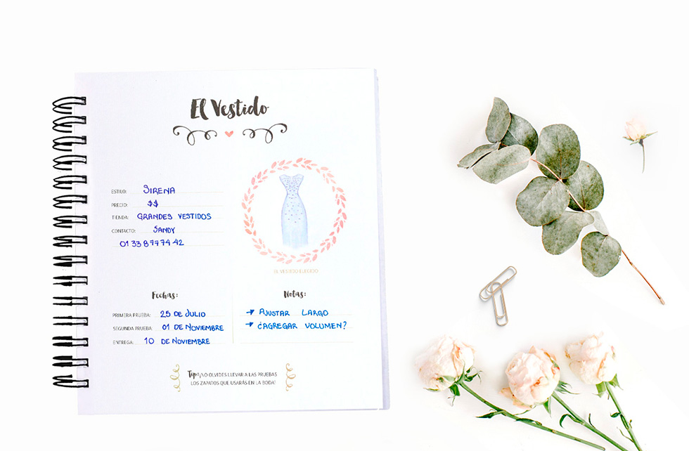 Agenda de la Boda ¡La mejor para organizar tu boda!