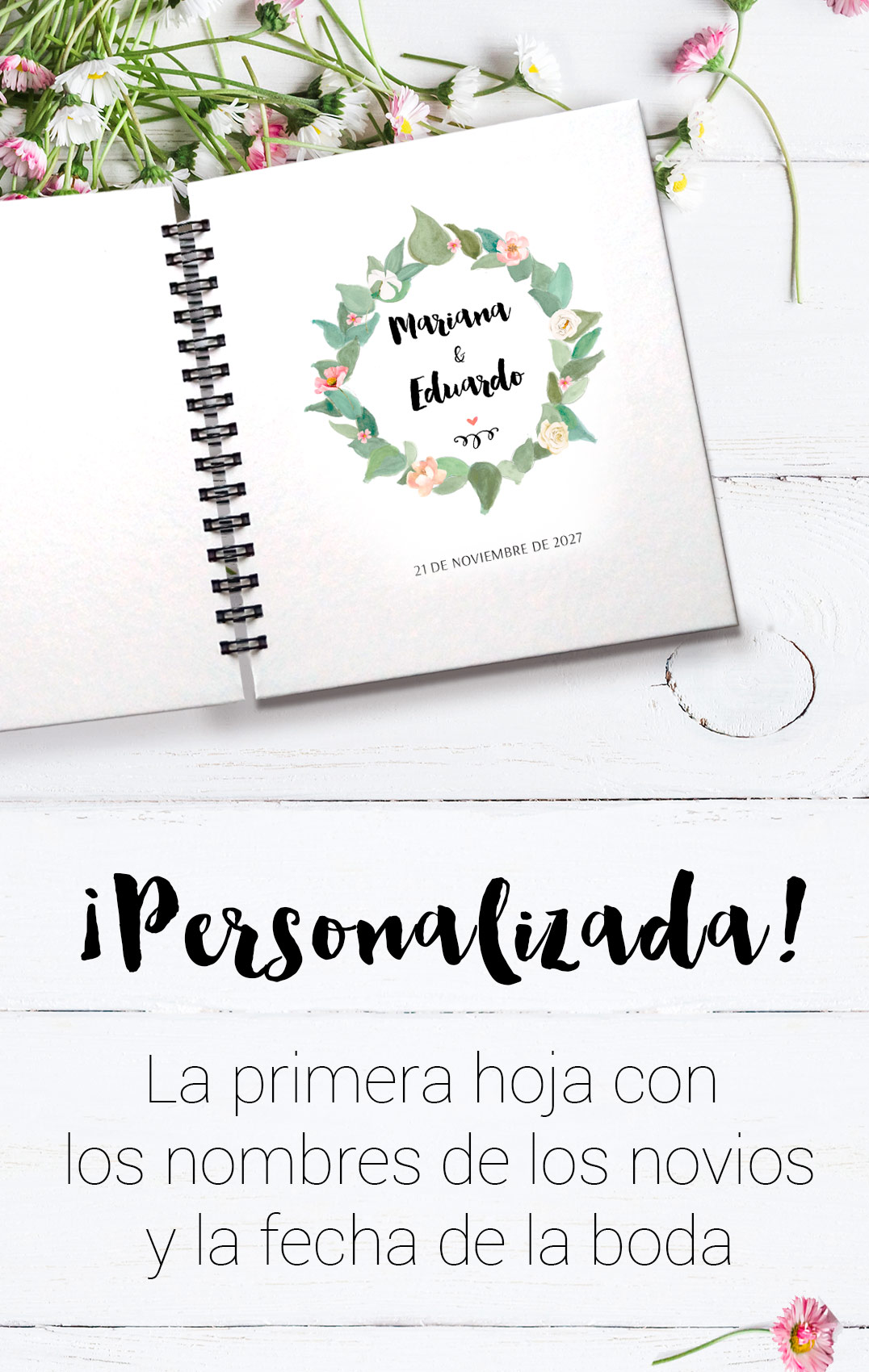 Agenda de Bodas Personalizada
